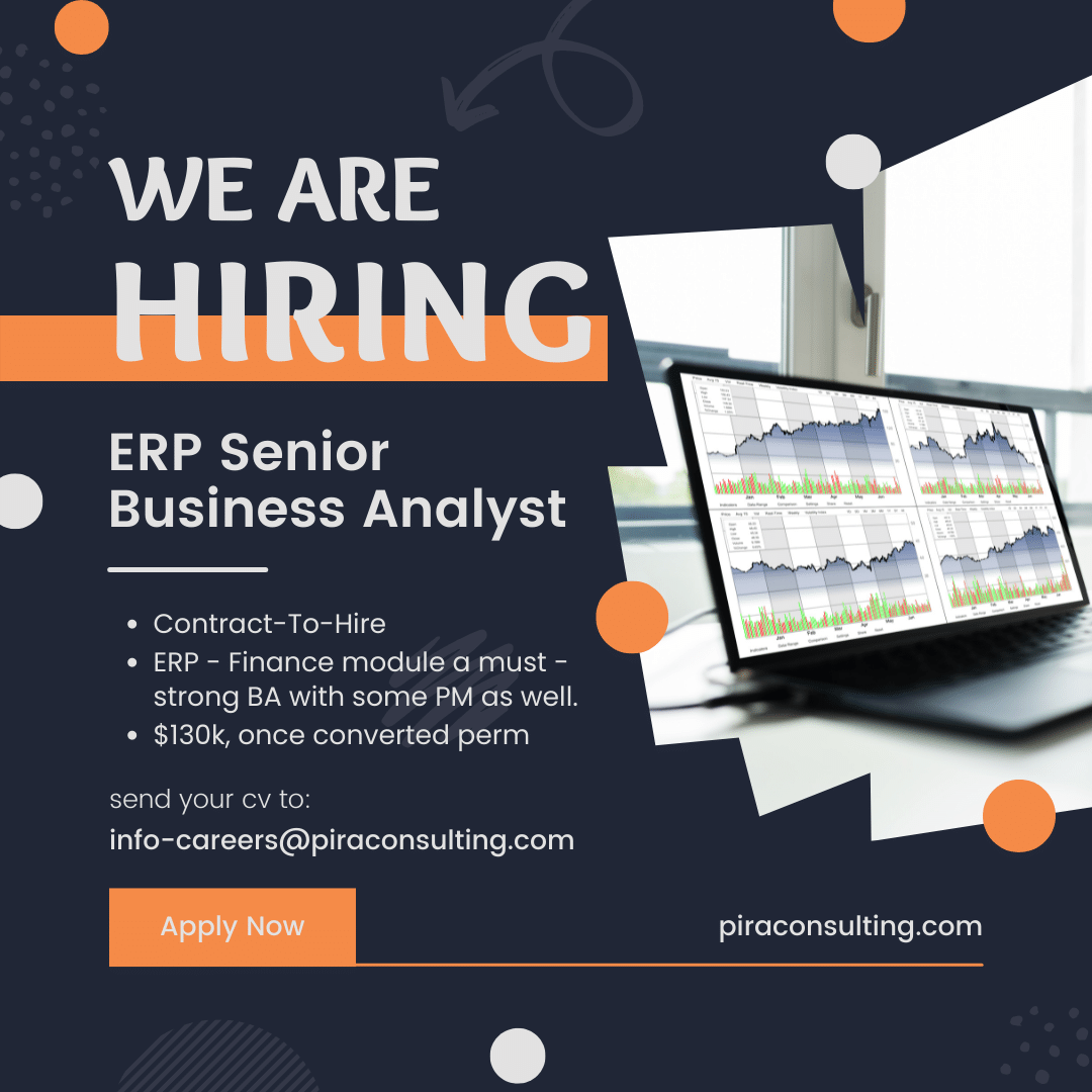 ConsultingPira's tweet photo. 𝐍𝐎𝐖 𝐇𝐈𝐑𝐈𝐍𝐆: ERP Sr. Business Analyst
𝐋𝐨𝐜𝐚𝐭𝐢𝐨𝐧: Remote
𝐉𝐨𝐛 𝐓𝐲𝐩𝐞: Contract-to-Hire
𝐀𝐩𝐩𝐥𝐲 𝐀𝐭: https://t.co/o3z8ro6rDI https://t.co/ZmnHJqfj9p