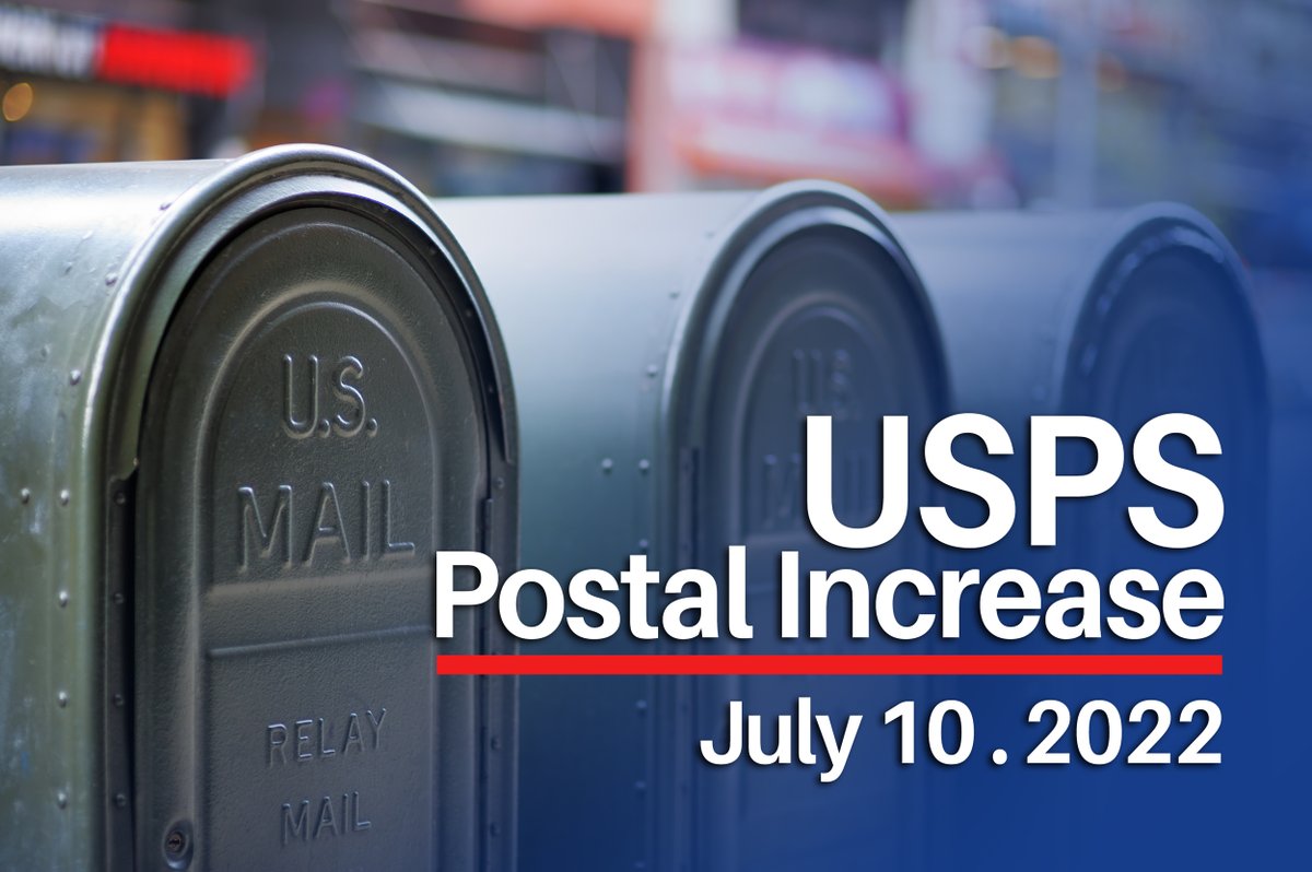 variverge's tweet photo. Effective July 10th, the USPS is increasing postage rates.  The 5-Digit First Class Presort rate is increasing from $0.426 to $0.455.
For more information visit our Resources page on our website at https://t.co/e4HIhpSWsz https://t.co/I7dy800mcF
