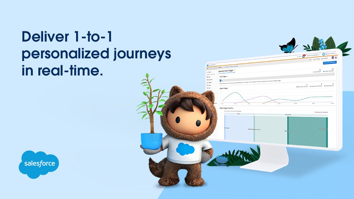 Dig deeper into Personalization on the new Marketing Cloud. 🎨

There are more capabilities to get hyper-personalized on emails, forms, and other assets when you enable this feature.

Uncover the possibilities: sforce.co/3OQZMZp