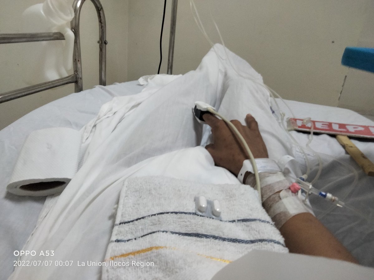 MuenaAlex's tweet image. I have Pneumonia right now im in the San Fernando Hospital La Union.Bukod sa Pneumonia kulang din po ako sa dugo at oxygen kaya hirap po ako huminga.Lumalapit po ako sa inyo humihingi nang tulong po kahit magkano tatanggapin kopo Maraming salamat po.
GCASH:09770416662 ANTONIO M.