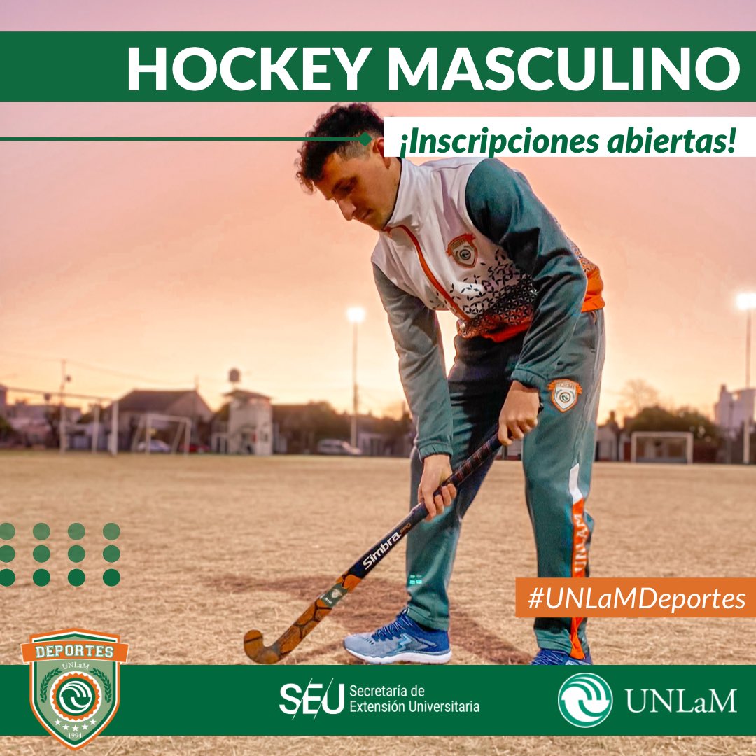 UNLAMDeportes's tweet photo. 🏑 ¡Hockey Masculino! 🏑

📢 ¡Inscripciones abiertas!

¿Cómo te pre-inscribís?
🌐 Ingresá a nuestra página web ➡️ https://t.co/0rqsDXcLaK 
✔ Hacé click en la solapa "Inscripciones / Pre-Inscripción Online" y seguí los pasos que allí figuran. https://t.co/7BYi1r66TF