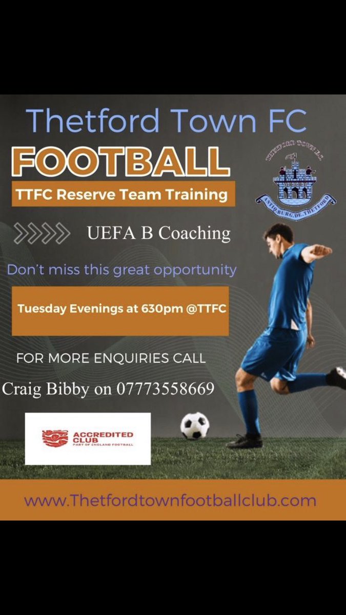New and old players welcome. Training next to the ground on Tuesday nights. Contact me for more info