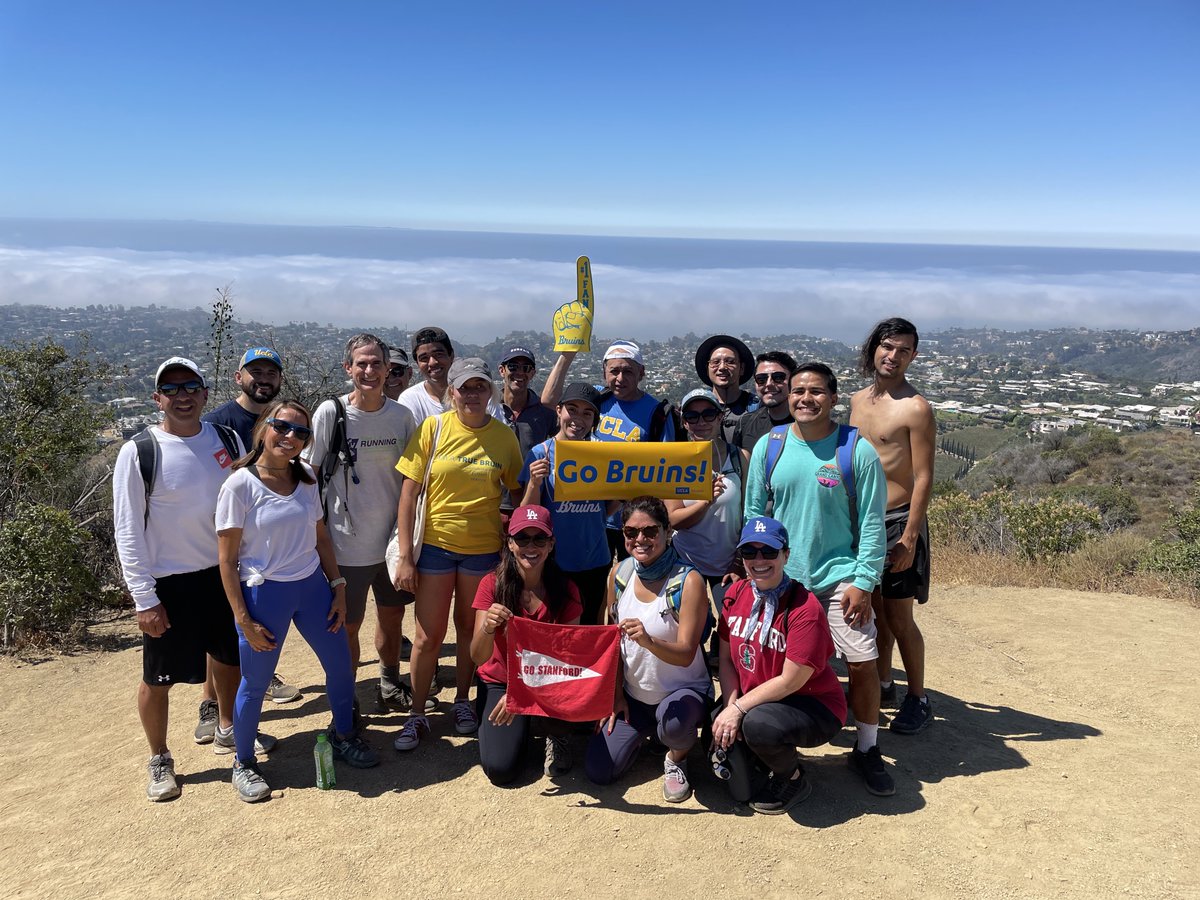 .<a href="/LatinoBruins/">UCLA Latino Alumni</a> and <a href="/SLAANational/">Stanford Latino Alumni Association</a> members joined a fun hike in Temescal Canyon. Like-minded Latinos had a good time connecting with the board and committee members. For more information about the group visit ow.ly/7EWs50JO92U.