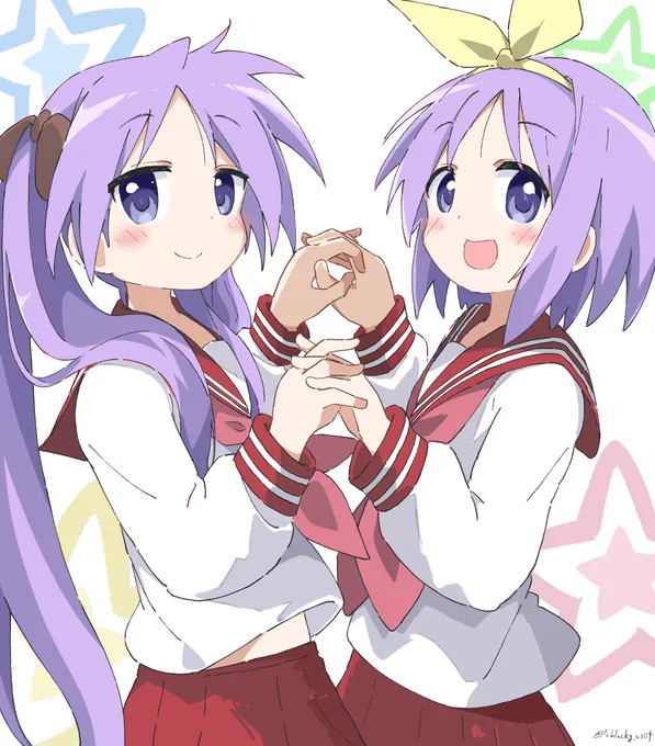 かがみん、つかさ おめでとう🎂

#柊姉妹生誕祭2022 
#柊姉妹誕生祭2022 