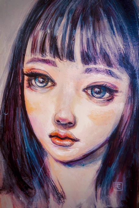 人物を描きました 
