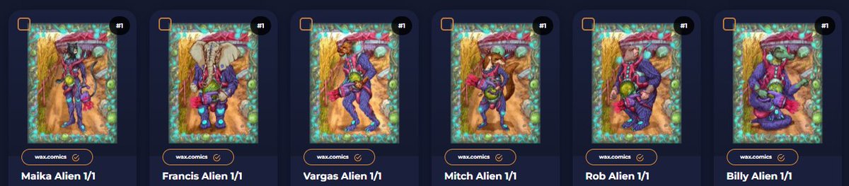 Filibusters3 ✅
Collection completed! <a href="/wax_comics/">waxcomics</a> 

Costed me around $1300 for craft 150 scarce #NFTs 
All are animated and have an ambient sound! And i still have hundred of cards left for sell, trade or hodl for future events..

#WAX