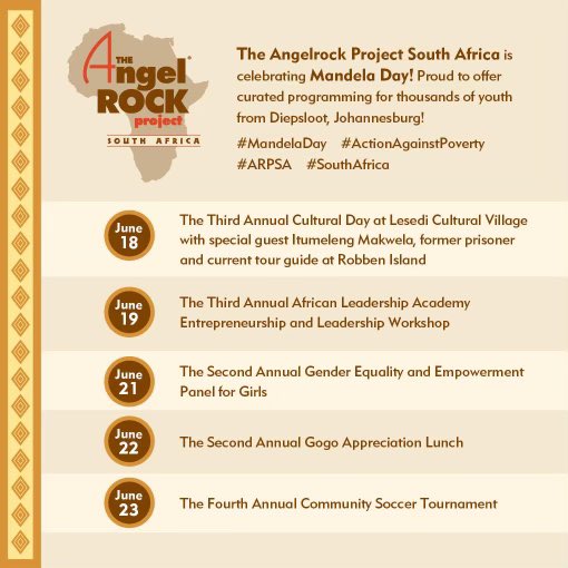 ARProjectSA's tweet photo. We are thrilled to host a weeks worth of #MandelaDay programming for youth from the informal settlement of Diepsloot in honor of Madiba’s legacy! #actionagainstpoverty #southafrica @MandelaDay @NelsonMandela @ARProject https://t.co/qorvjbjgec