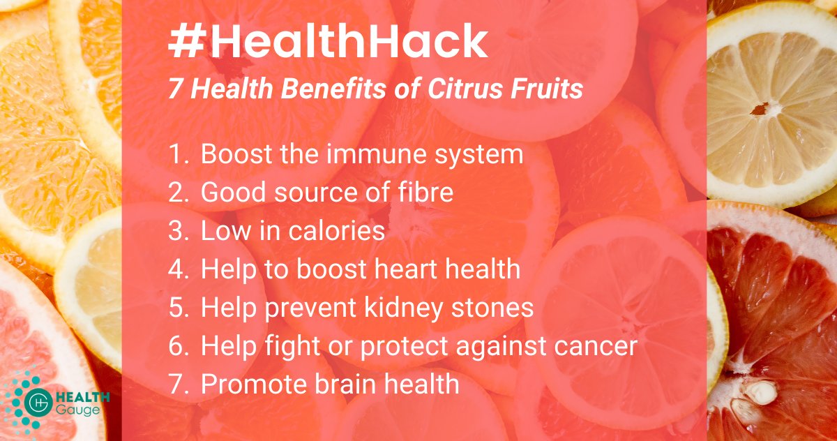 Nothing says summer like citrus - and they have some great health benefits too! 🍊 🍋 #HealthHack

healthgauge.com