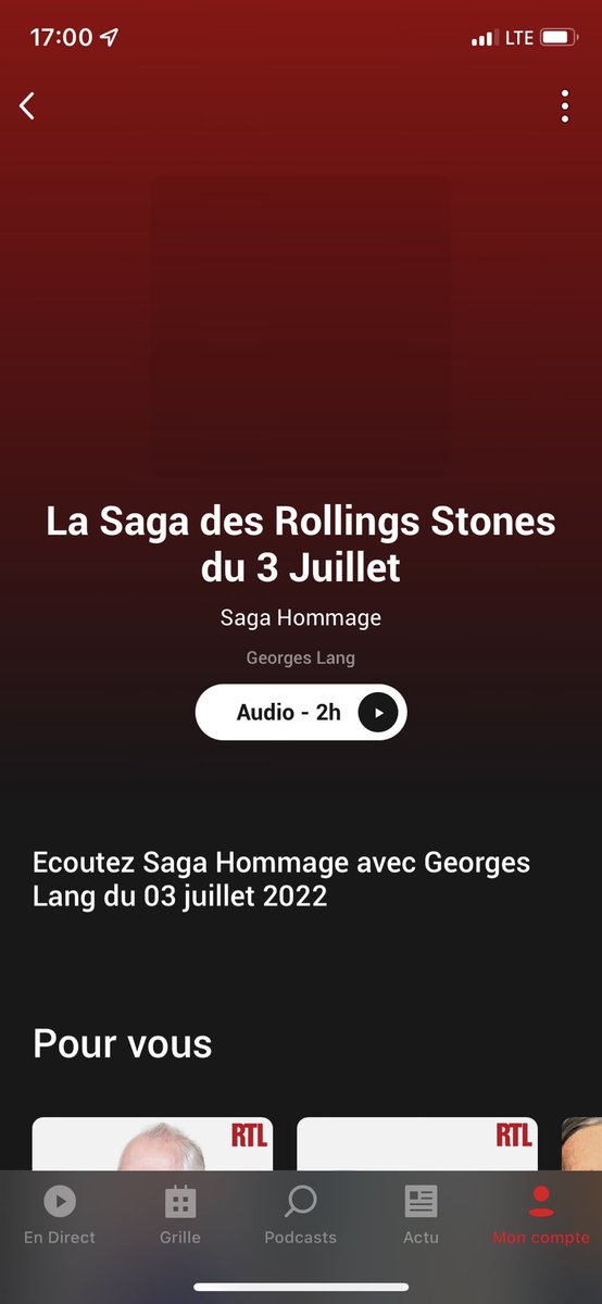 david_proux's tweet image. Bonsoir @GeorgesLangRTL. Il y en avait un chez RTL qui était pressé de partir en vacances, il a mis en titre saga des Rollings Stones alors que c’était celle des Doors.
