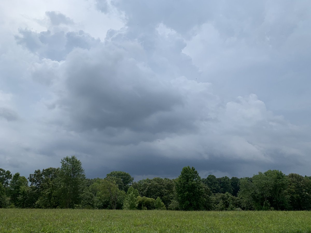 KYTW911's tweet photo. @Kentuckyweather @JimWKYT @thevictorpuente Spent most of the day playing will it / won’t it, a rain here. Twice today earlier rain storms skirted our farm. This last one heading our way I’m fairly sure will bring us the rain. #KYwx #BathCounty #PeasticksKY https://t.co/rK5kh0hTVD