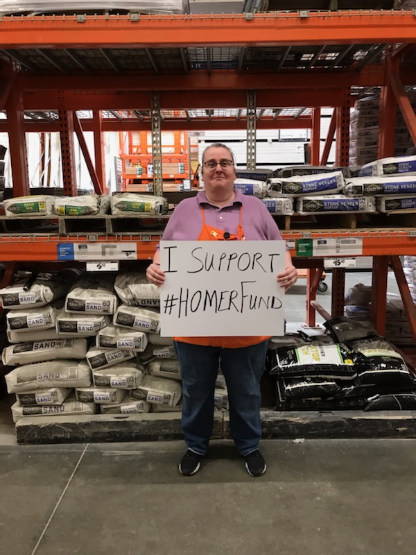 #HomerFund doing our part at 1106!