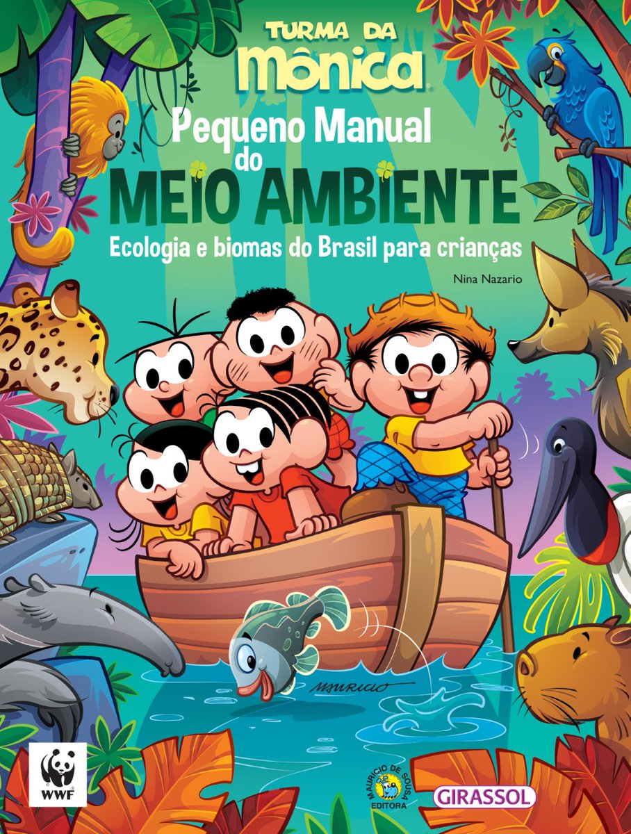 wwfbrasil's tweet photo. ⚠️Atenção!⚠️ Tem livro novo na área! Em "Turma da Mônica – Pequeno Manual do Meio Ambiente: Ecologia e Biomas do Brasil para Crianças" nosso embaixador Chico Bento apresenta as diferenças entre os ecossistemas e a importância da preservação. + https://t.co/OpCAl4IlHW