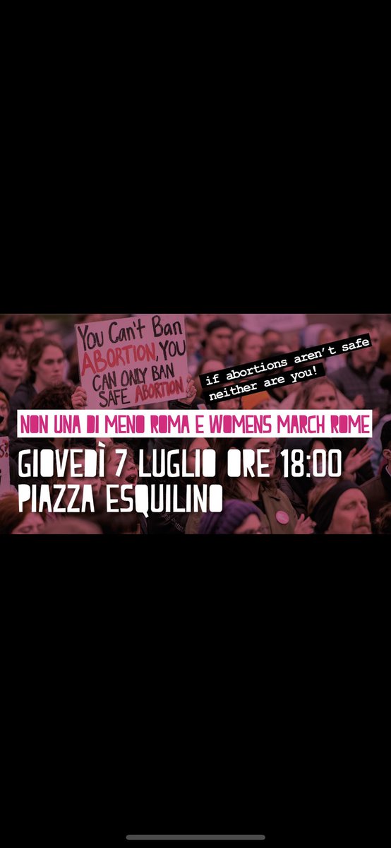 RomeWomen's tweet photo. Tomorrow...we cannot stay quiet https://t.co/pIFFYNPTJt