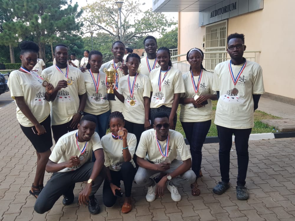 MakerereSports's tweet photo. We want to congratulate 19 of our students making up the 22 @VarsitysportsUG Mind Sports Team that will represent Uganda in the @FISU Mind Sports Championship in Belgium. The team excelled in the 1st AUUS Mind Championship that was held on the weekend

#MAKSports
#FISUMindSports https://t.co/D9dQkCSwas