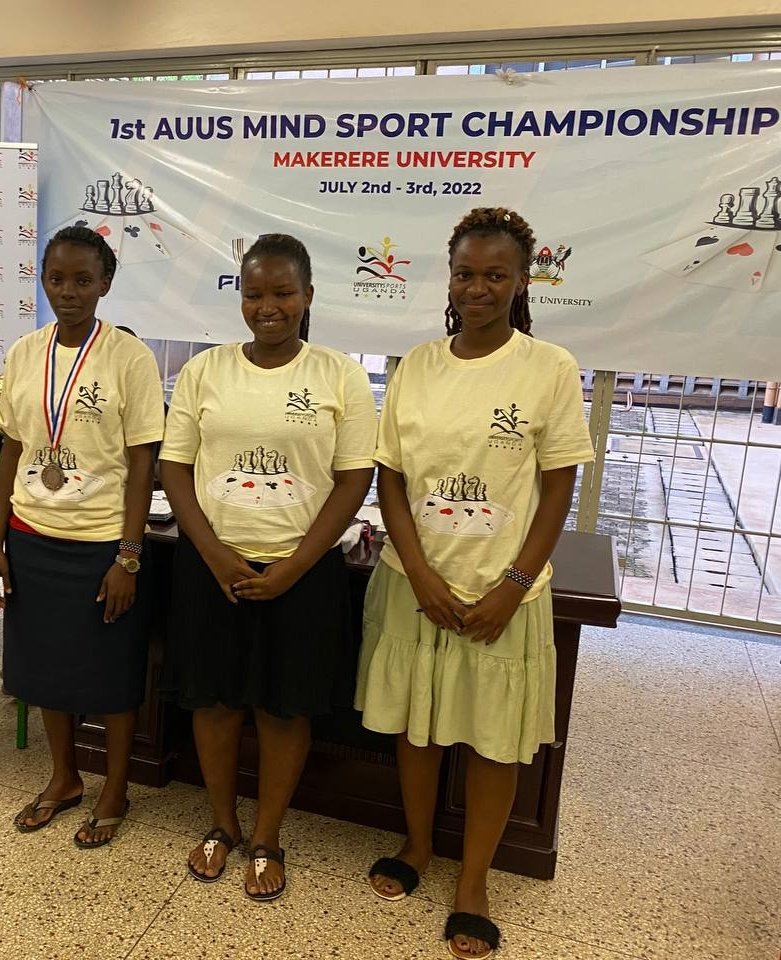 MakerereSports's tweet photo. We want to congratulate 19 of our students making up the 22 @VarsitysportsUG Mind Sports Team that will represent Uganda in the @FISU Mind Sports Championship in Belgium. The team excelled in the 1st AUUS Mind Championship that was held on the weekend

#MAKSports
#FISUMindSports https://t.co/D9dQkCSwas