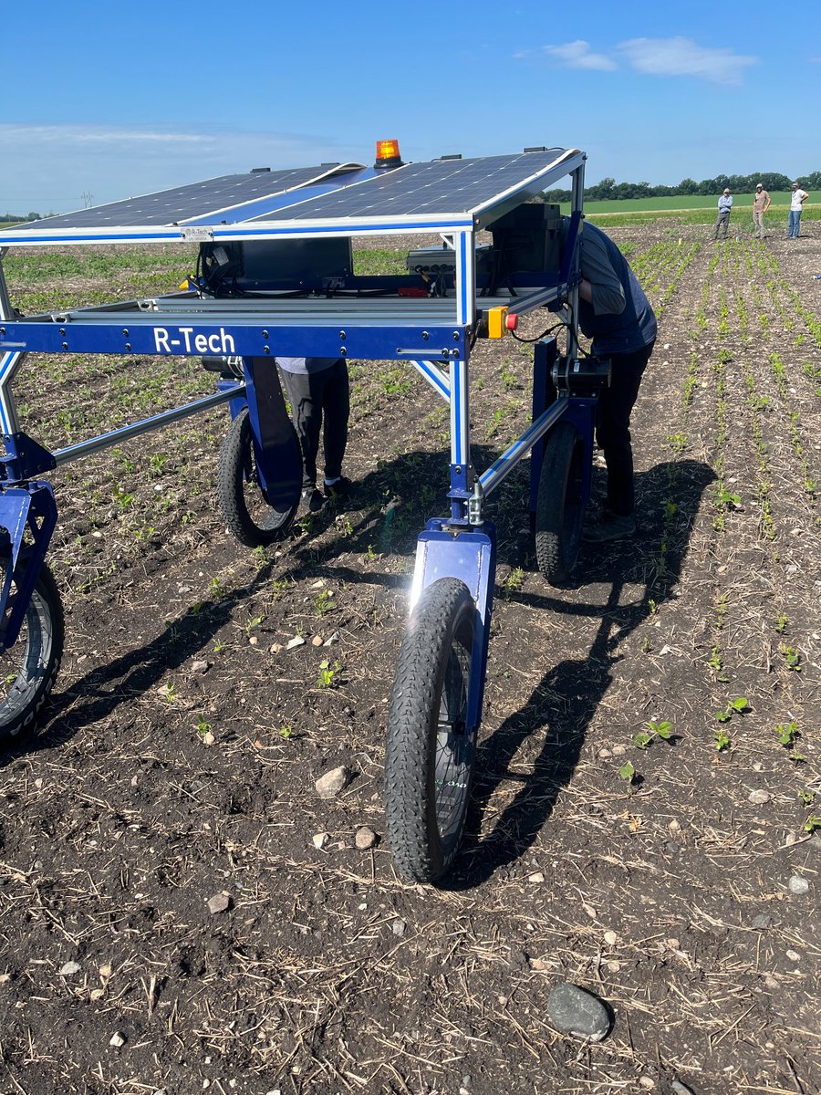 Tested the Rover in the field today along with U of W team members. We confirmed that it can run on the power of the sun all day long