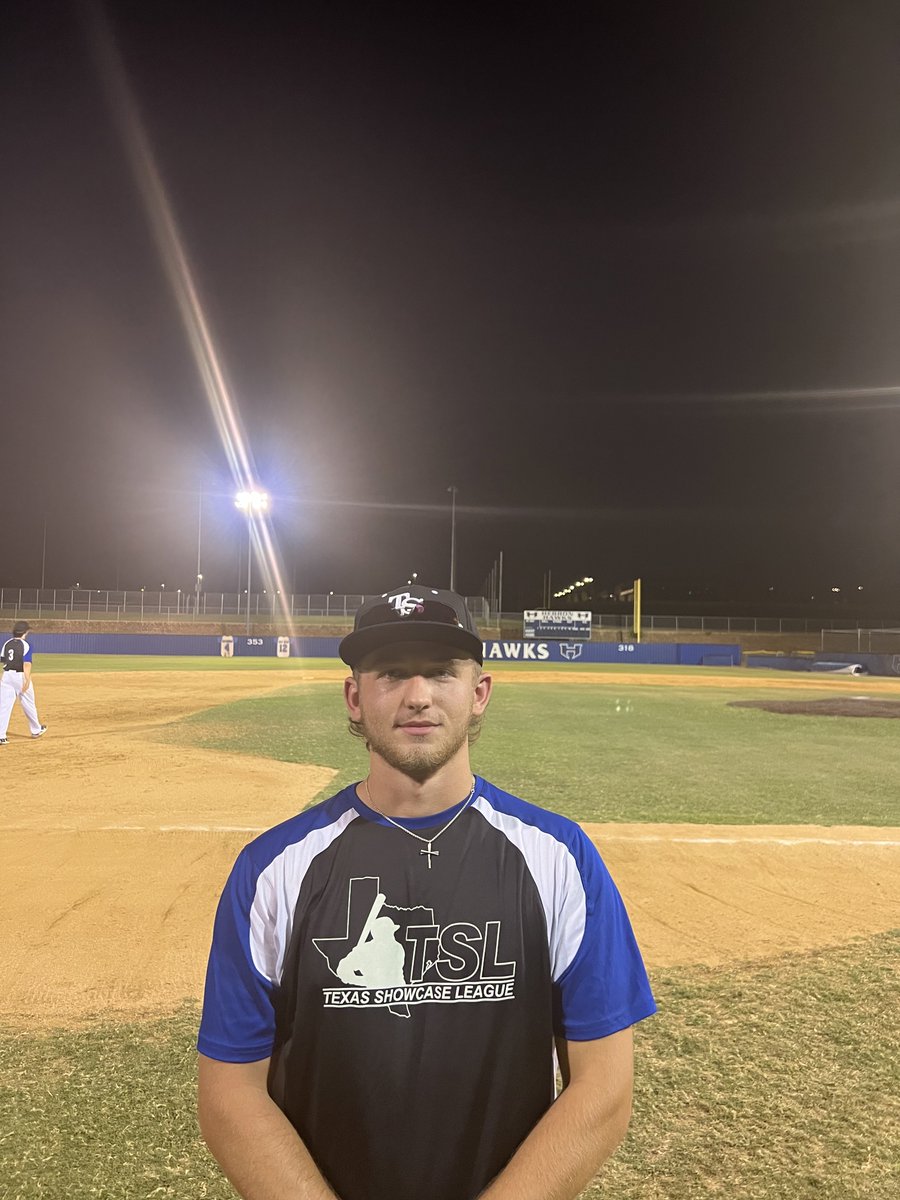 F: <a href="/TSL_College/">TSL College League</a> Stone 2, <a href="/StixBaseballTX/">Stix Baseball</a> East 2
PoG: <a href="/GrantJohnson_/">Grant Johnson</a> 1-2, HR, 2 RBI
Pitcher: <a href="/AmasonMiguel/">Miguel Amason</a> 4 IP, 6K, H, BB, 0 ER

#FiveToolCollegeNTX