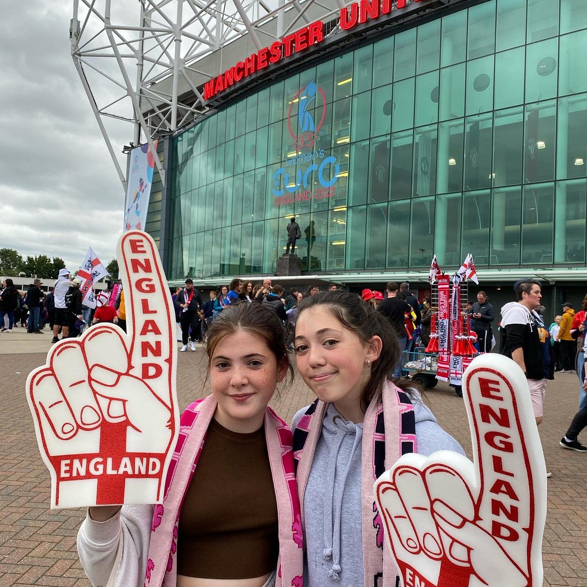 _JonBailey's tweet photo. A great day watching the @lionesses at Old Trafford for the start of their European campaign. #lionesses #england #women #football #empowerment #oldtrafford #education #life #weuro2022 https://t.co/BKlJAZMDyM