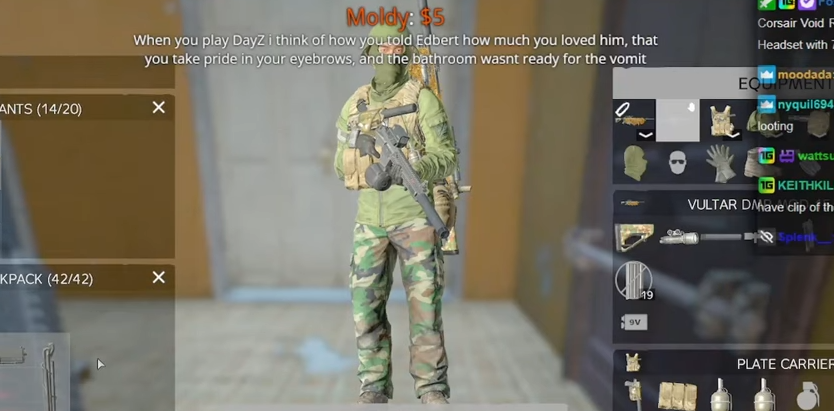 eddbert's tweet image. Catching up on @summit1g  DayZ clips and this pops up lol.