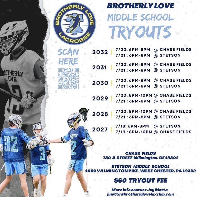 BrotherlyLoveLC's tweet photo. Tryouts begin July 18th! 👀👀

#BLLC https://t.co/MZlz1XRnpm