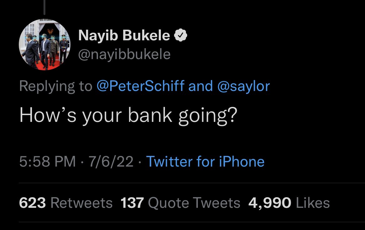 🇸🇻 El Salvador President Nayib Bukele trolls US 