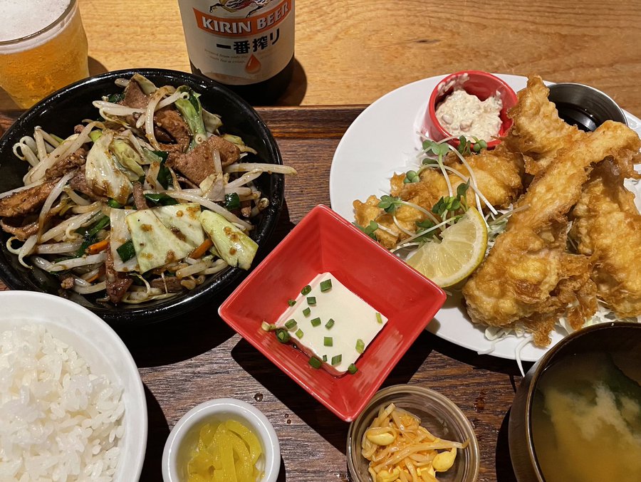 せっかくグルメ 福島県郡山市フルカワ食堂レバニラ とり天定食店舗情報