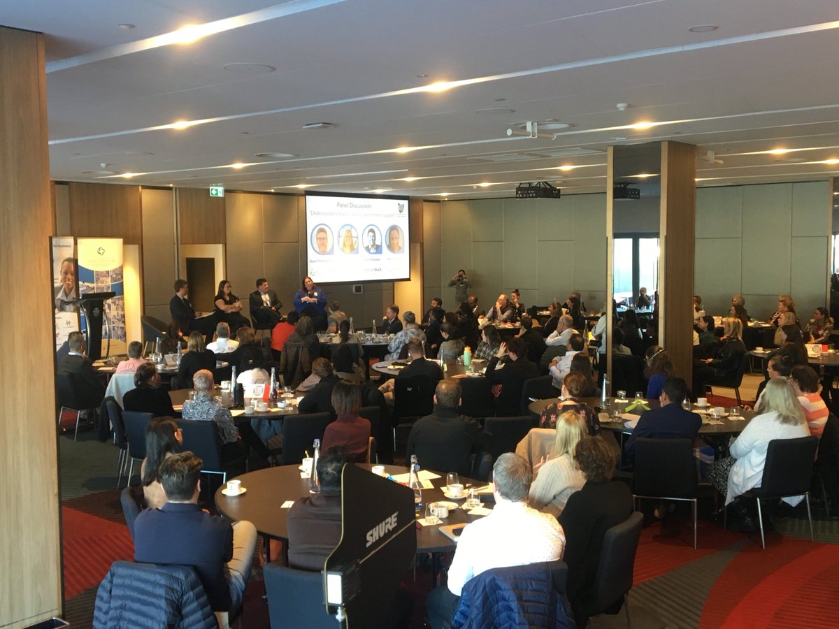A full and very engaged room for today's MTEC2022 at the Crowne Plaza Hotel Hobart.

It has been a great morning with talks from UTAS, Blueline Laundry, MRC, Downer Group, Jobs Tasmania and more. 

Our theme for today has been "Diversity is good for Business". Do you agree?