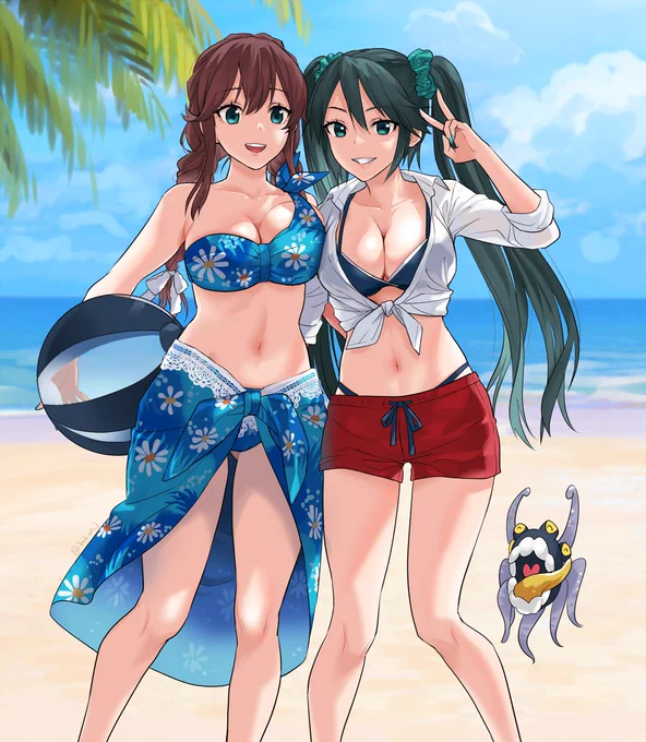 水着👙交換
忌雷さんも喜んでいます 