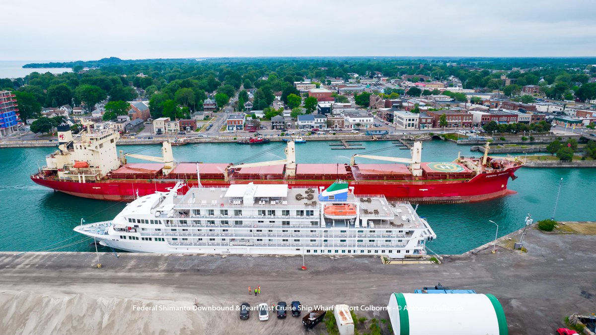 A_Gallaccio's tweet photo. #FEDNAV's #federalshimanto #downbound #wellandcanal #hwyh2O #lock8 #portcolborne @PortColborne @niagarasthcoast @hwyh2o More photo: https://t.co/0m00N5Vhbh https://t.co/dHmWOojK92