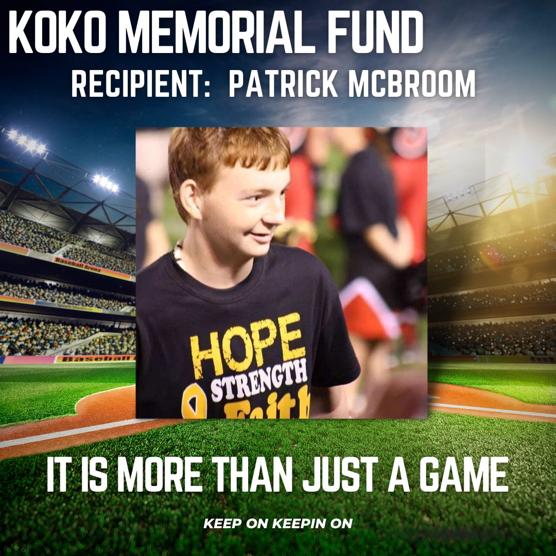 CrTourn's tweet photo. Our 4th recipient is ￼Patrick McBroom
Nominated by: Laura Hoyle
Player: Channing McBroom
Team:Trojanettes 14U
Patrick was diagnosed w/cancer after his 6th birthday and had a recurrence of which he did not survive. His motto was live in the moment and he did that every single day https://t.co/ZwgQKM2VuI