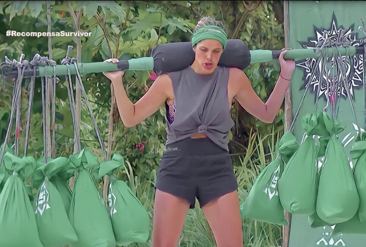 natxheroes's tweet photo. ESTA PRUEBA TIENE NOMBRE Y APELLIDO Y ES NATALIA ALCOCER, mu chiquita cargando 120 kg >>> el poderrrrrr @ntzalcocer 💘💘

#SurvivorRecompensa https://t.co/sBD70iUyUl