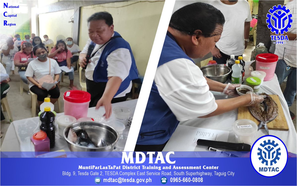 TESDA on Twitter "(1/2) More than 30 beneficiaries participated in a