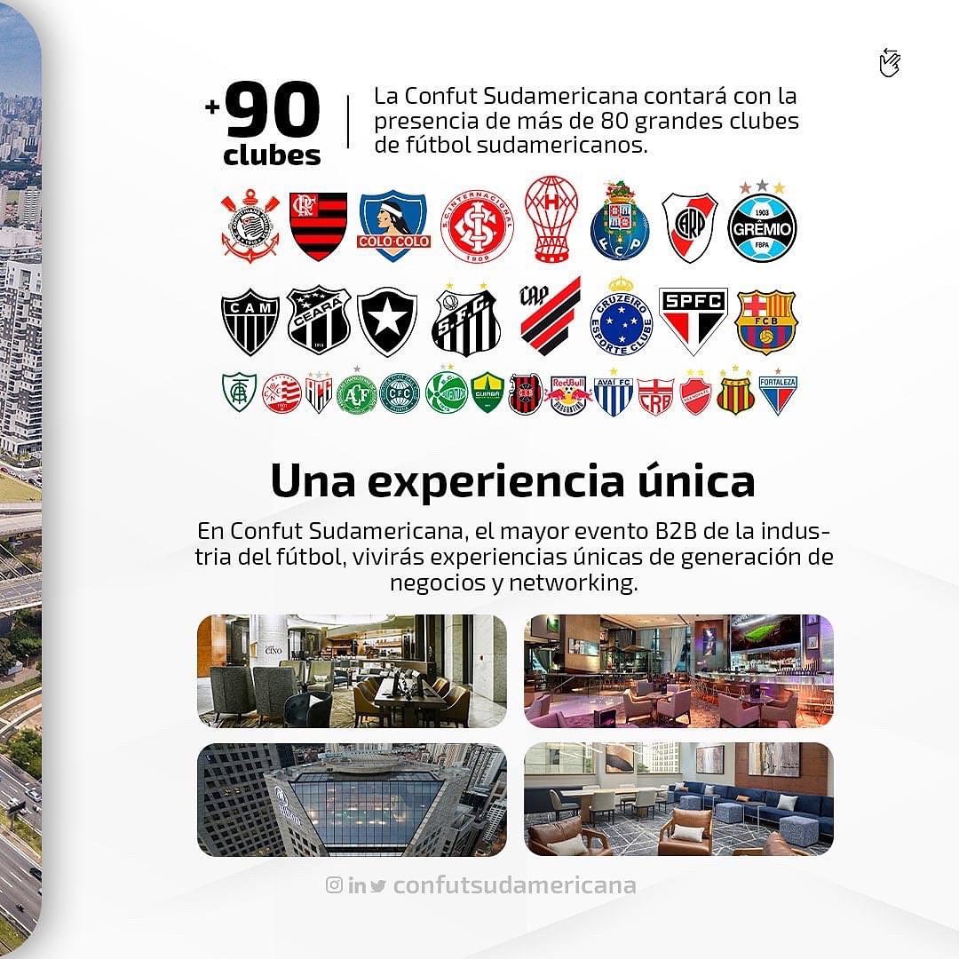 AbogadoDeporte's tweet photo. Un orgullo poder representar a 🇲🇽 en el más grande e importante evento B2B a realizarse este año en el fútbol sudamericano, muchas gracias por la invitación @ConfutSuda y al #IIDD ⚽️📕 https://t.co/jJqgUz5cBI