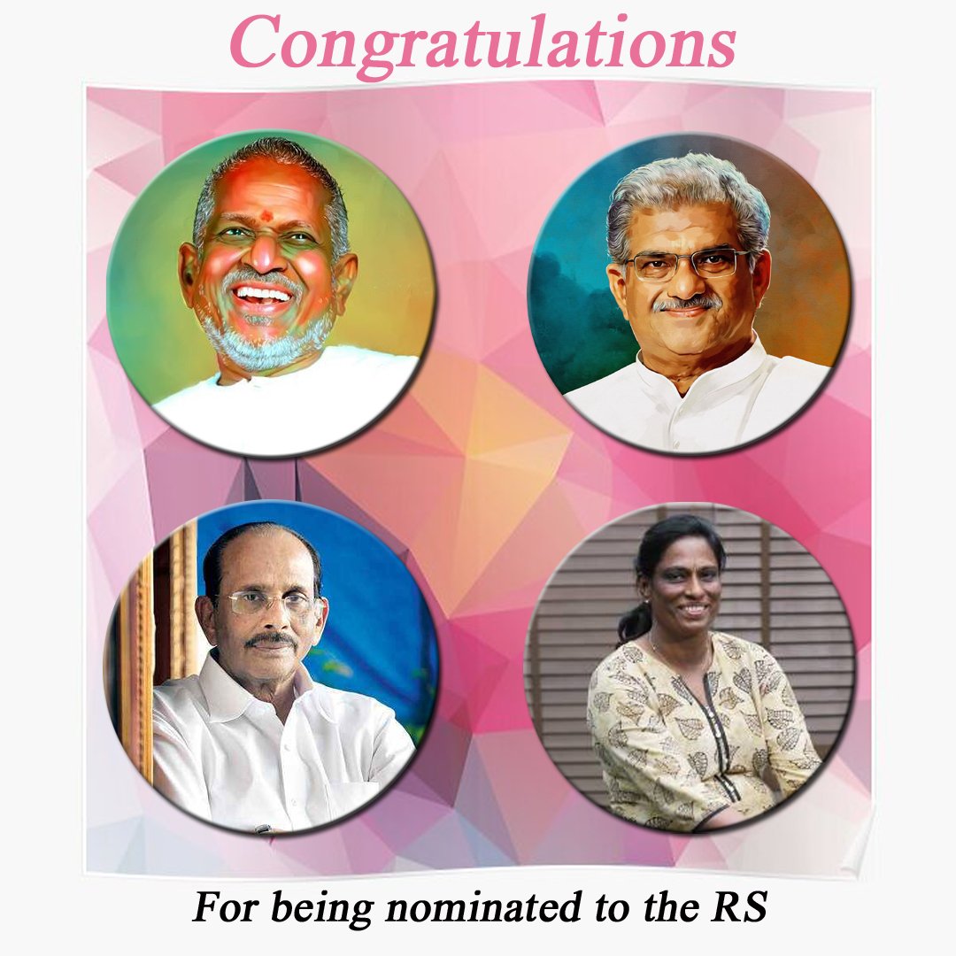 RameshInsights's tweet photo. Music composer Ilaiyaraja &amp; 3 other luminaries nominated to Rajya Sabha. @narendramodi @AmitShah @BJP4India @nsitharamanoffc @PiyushGoyal @ShobhaBJP @annamalai_k @vanitajain21 @GurdeepMaan79 @Anti_Congressi @mystiquememoir @BJP4TamilNadu @ParasKGhelaanii https://t.co/ULAU5RwL33