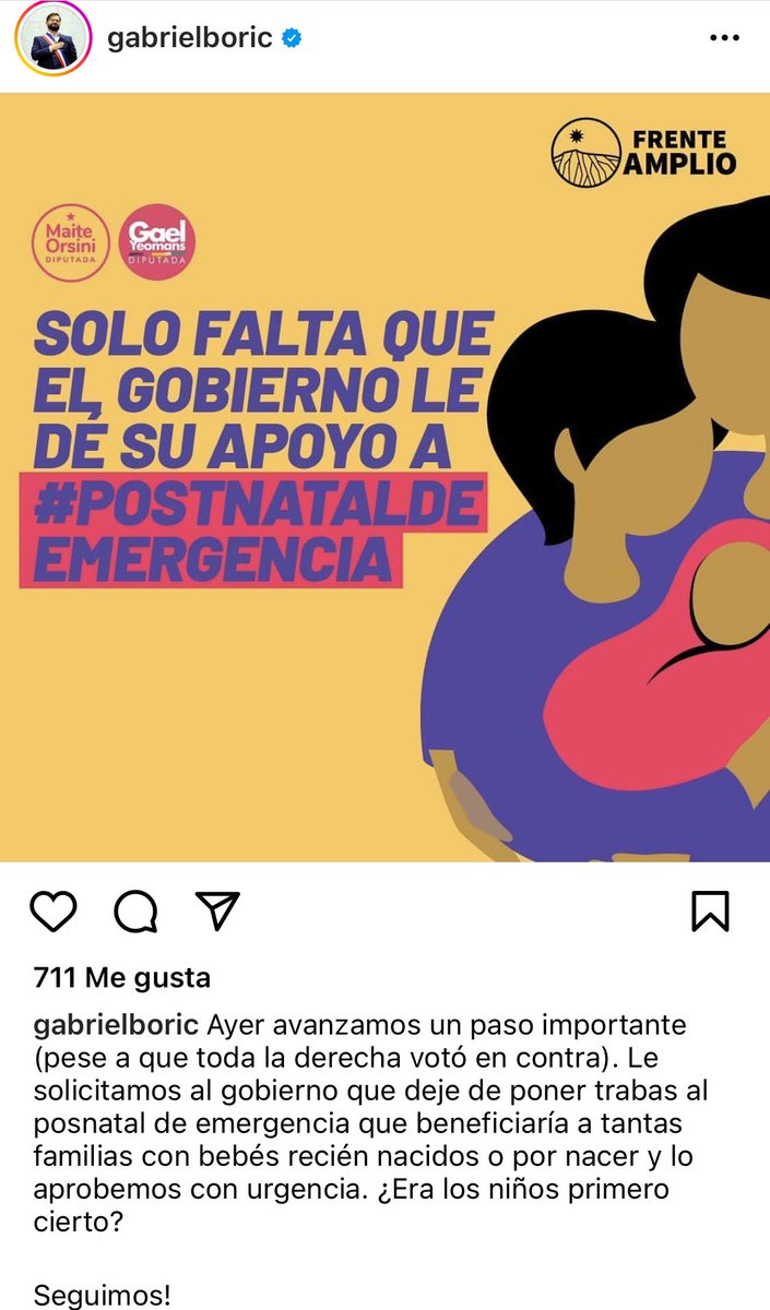 MariaCristinaGT's tweet photo. Ministra @totiorellanag @MinMujeryEG activista feminista, ministra @begoyarza @ministeriosalud especialista en pediatría, @jeannette_jara @MintrabChile madre y abogada, @gabrielboric antes de ser presidente peleó por el #PosnatalDeEmergencia Un día más del ‘gobierno feminista’ https://t.co/i8Lp6hvM0n