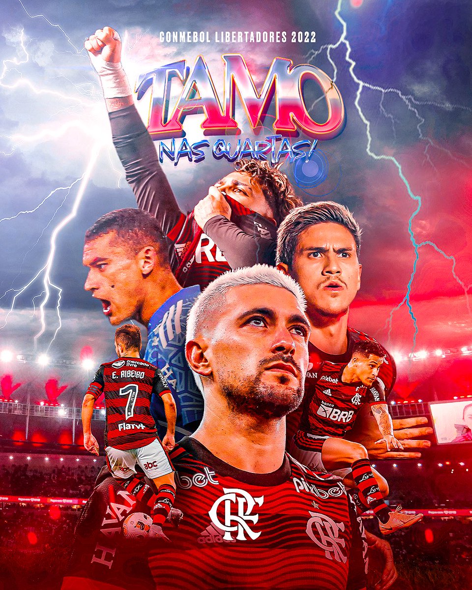 Bora para as quartas, Nação! CLASSIFICADOS! ❤️🖤

#CRF #VamosFlamengo