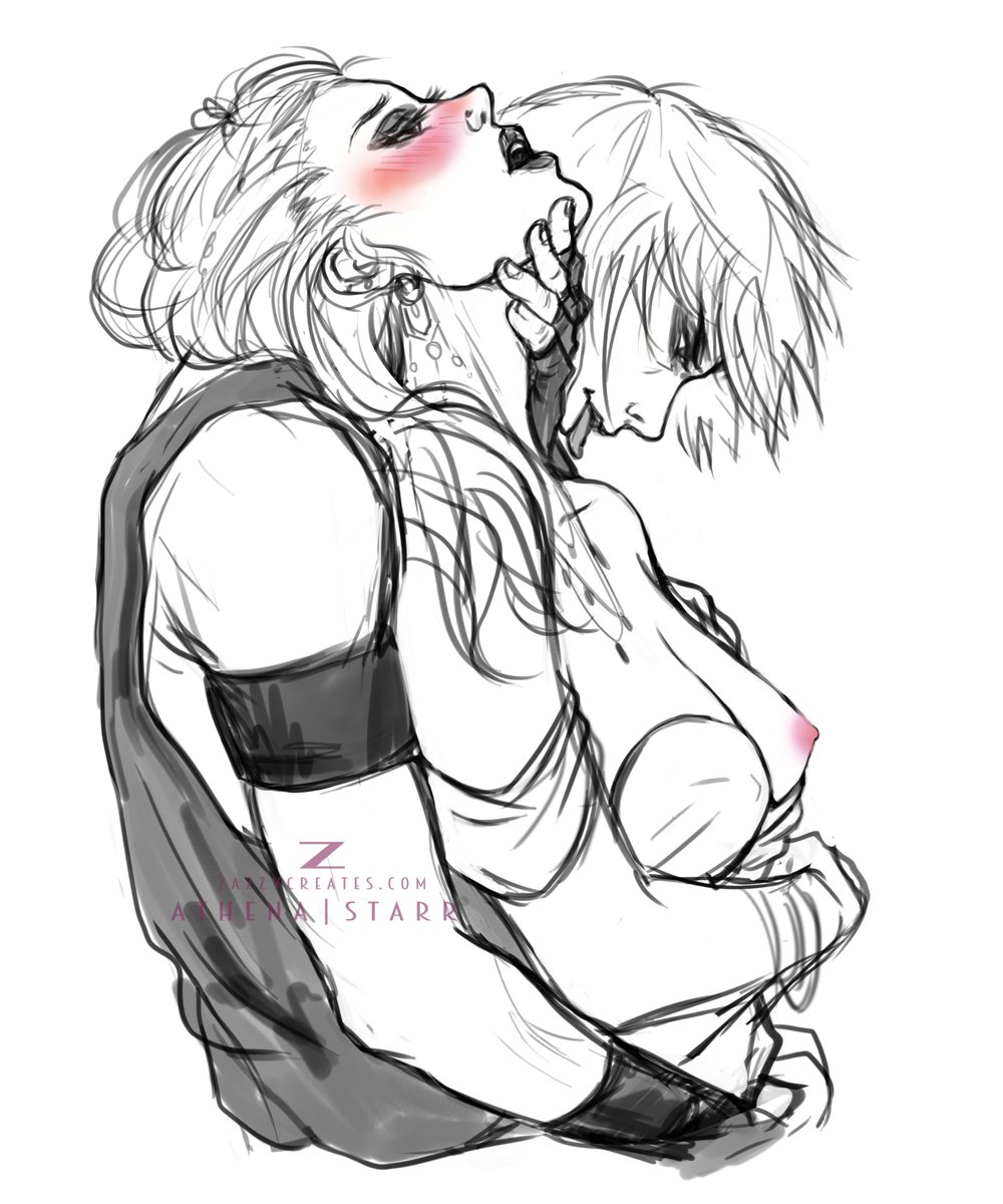 ZazzyCreates's tweet photo. So I was asked to post this whole image on twitter. So Here ya go ya simps lol :p  #nsfw #nsfwart #art #artists #ArtistOnTwitter #love #couples #NSFWArtistClub https://t.co/Yd3dwjjXNP