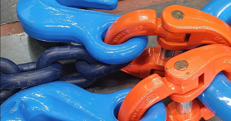 RangerLifting's tweet photo. Load testing some 32mm G100 #chainslings to 80t. #RangerLifting #chainsling https://t.co/fgaaNEuYEi