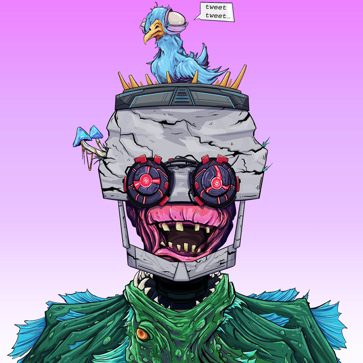 Best Art I've seen thus far <a href="/robotmafiaclub/">Infected mob</a> 🔥🔥🔥🔥