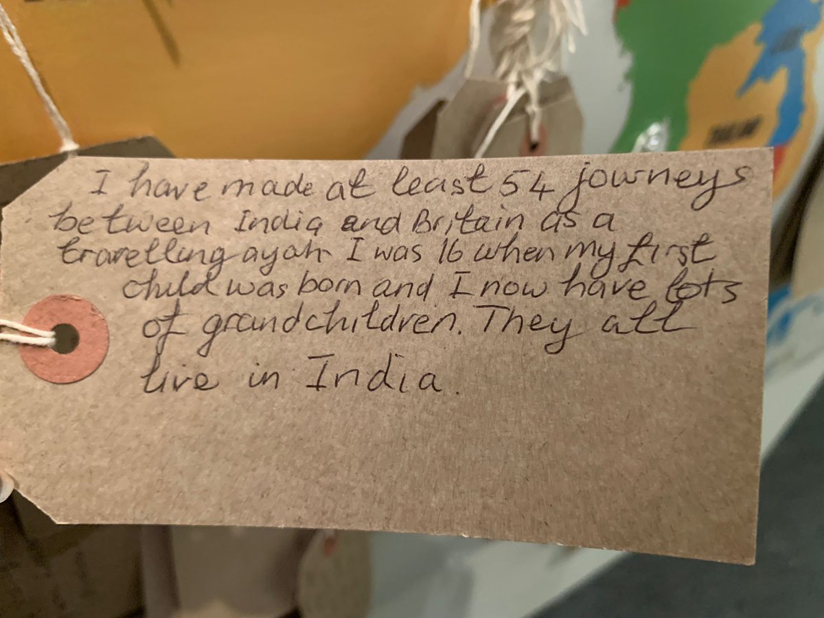 Ayahs could be traced to port cities like Madras, Calcutta &amp; Bombay. They adopted names of British families - Ayah Jones to England &amp; Ayah Smith on the return journey- so their real identity remains unknown. This exhibit at <a href="/HackneyMuseum/">Hackney Museum</a> painstakingly puts together some stories.