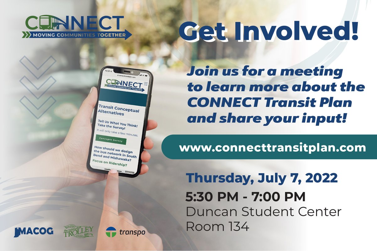 Learn more about the second phase of the #ConnectTransitPlan and help us imagine what a new transit network could look like for the region. Share your thoughts in the Concepts Survey at ow.ly/SNmA50JKWZk