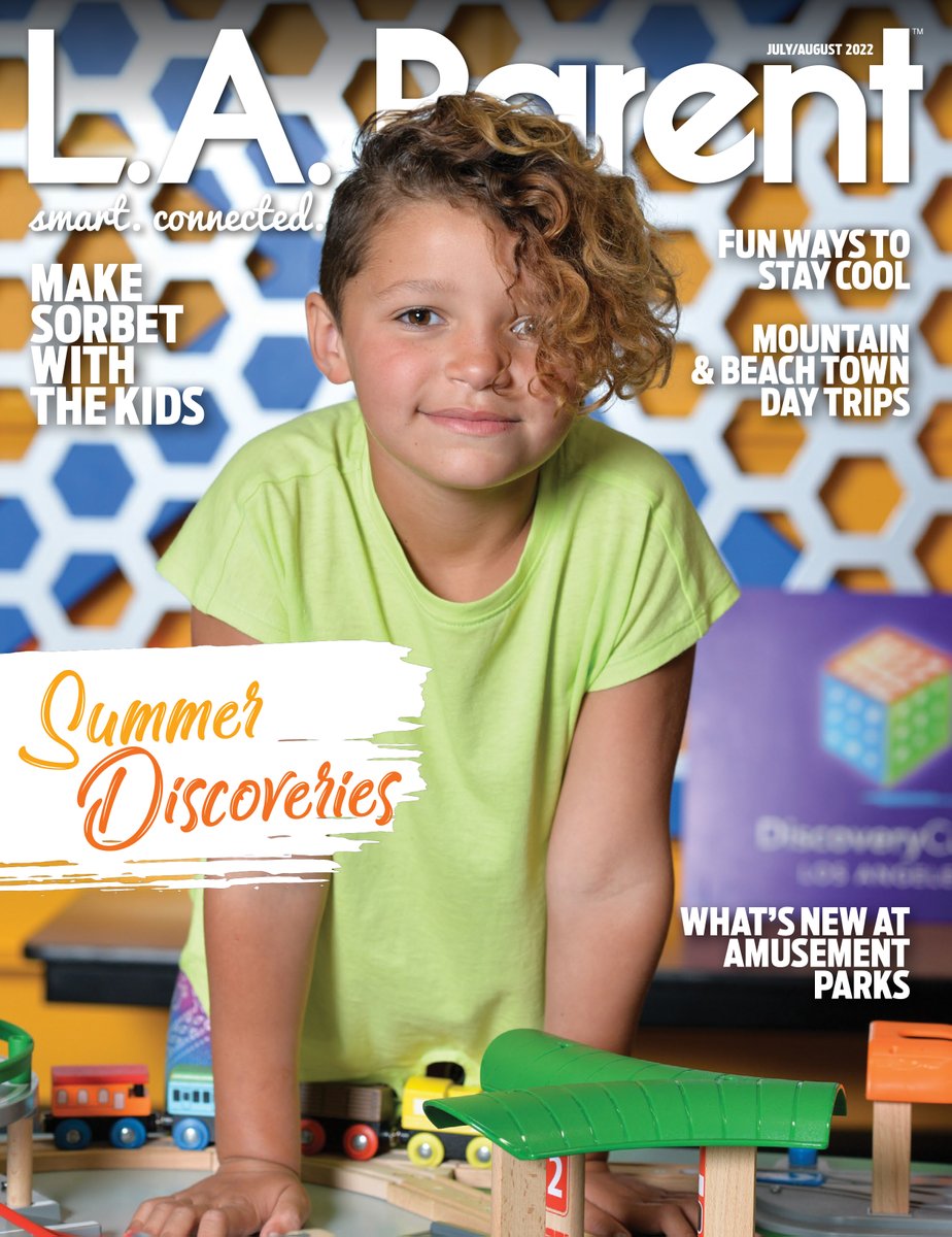 LAParentMag's tweet photo. Your July/August issue of #LAParent is live (with print hitting stands soon)!
This issue is all about #summerdiscoveries โ a kaleidoscope of ways for you & the fam to run footloose * fancy-free this summer.
Link: https://t.co/efzgERcbUI
Cover shot @DiscoveryCube by @Endelman https://t.co/OqWgBzxGLU