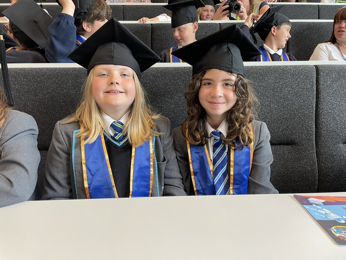 Students from Y5, 6 and 10 who have been working on their ‘Beetle Boy’ reading project with <a href="/DorsetCouncilUK/">Dorset Council UK</a> went to <a href="/bournemouthuni/">Bournemouth Uni</a> to officially graduate on Monday. Congratulations to all our amazing students for all their hard work on improving reading.
