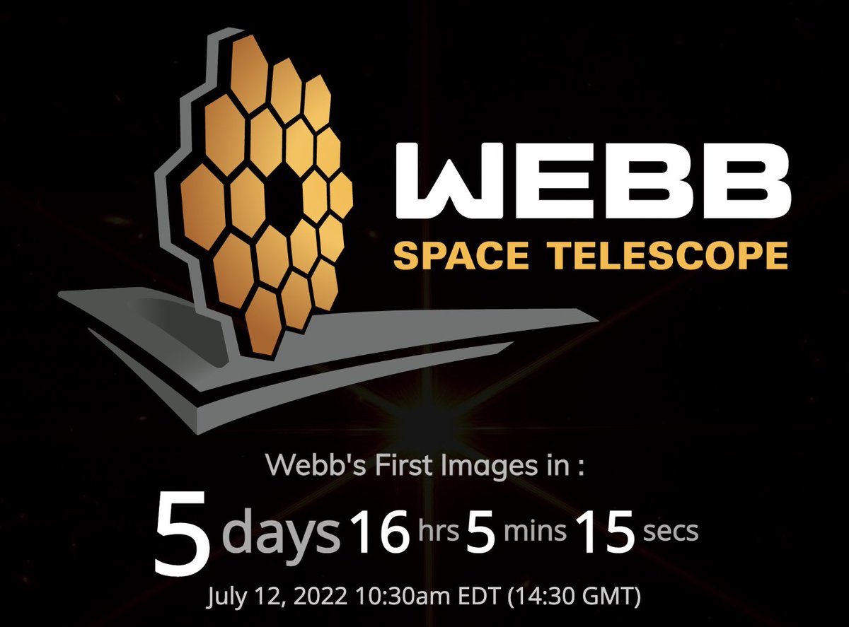 JWSTcoin's tweet photo. 5 days to go! 🌌🔭🏵

We may not be at the finish line but we are almost there!

#JWST #NASA #UnfoldTheUniverse #Space #Science #BNB #BSC #Binance https://t.co/ljyNDwArYt
