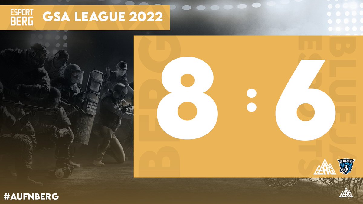 esportBERG's tweet photo. harter kampf, aber sieg ist sieg.

ggs @BLUEJAYS_Sports, damit gewinnen wir mit 8 - 6 🥶

#R6GSA https://t.co/13vmuw7K7Z