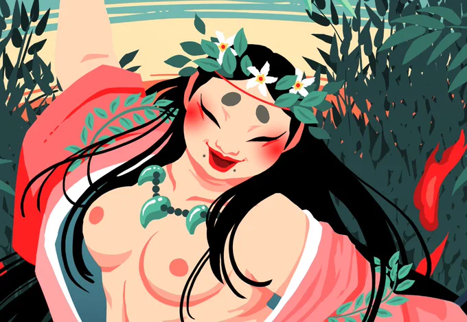 Can you believe twitter is the only place that'll let me show joyful titties?

Oracle Deck WIP 👀 