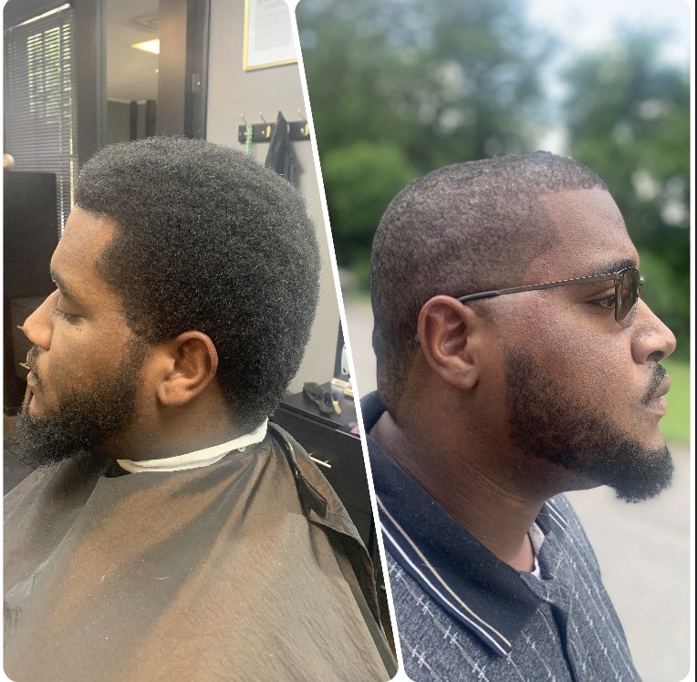 JoeyBurnem's tweet photo. #barbershopconnect #barbershop #fade #huffmanhighschool #birminghambarber #centerpointbarber #barber #combover #ceasercut #taperfade https://t.co/iF4ZWeykyP