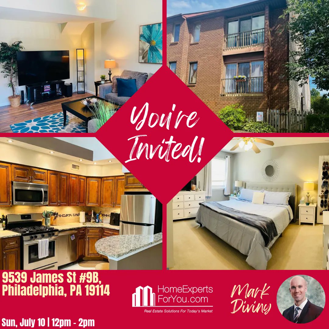 HomeExpertsTeam's tweet image. #OpenHouse 🎈
This gorgeous #2bedroom / #2full bath condo is located in the Rivers Bend II neighborhood of #Torresdale.  It has been well maintained and nicely updated throughout.
.
Contact Mark to schedule your private tour!
📱215.868.5723 
📧Mark@Homeexpertsforyou.com