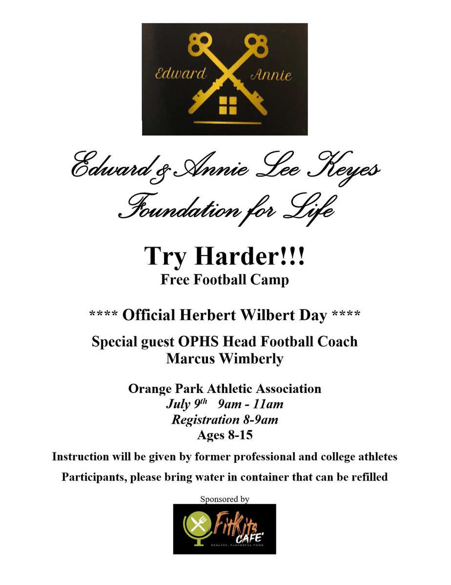 CS2SA's tweet photo. Check out this FREE football camp on  July 9, 2022. It’s still time to work hard and Try Harder!!! #DrugFreeDontTryMe https://t.co/z7vOzjhOXF