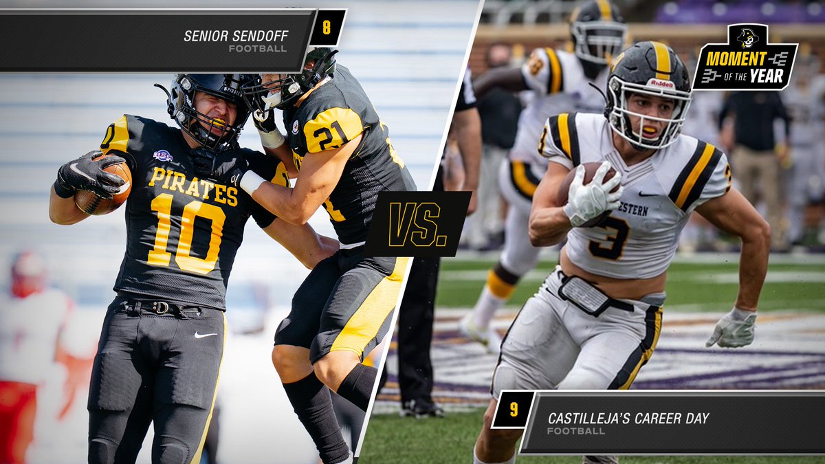 The Men's Fall Region's second matchup is all @SUPiratesFB. The Pirates' seniors ended their careers on Senior Day with each player getting a moment to shine (8), vs. senior Austin Castilleja's career day against McMurry (9). #GoPirates